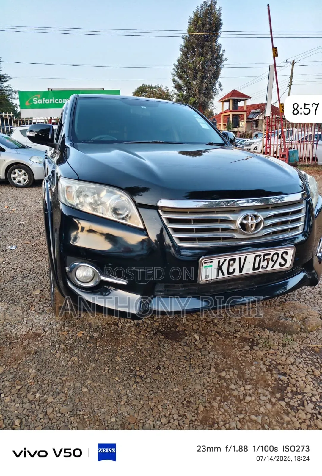 Toyota Vanguard 2012 Black