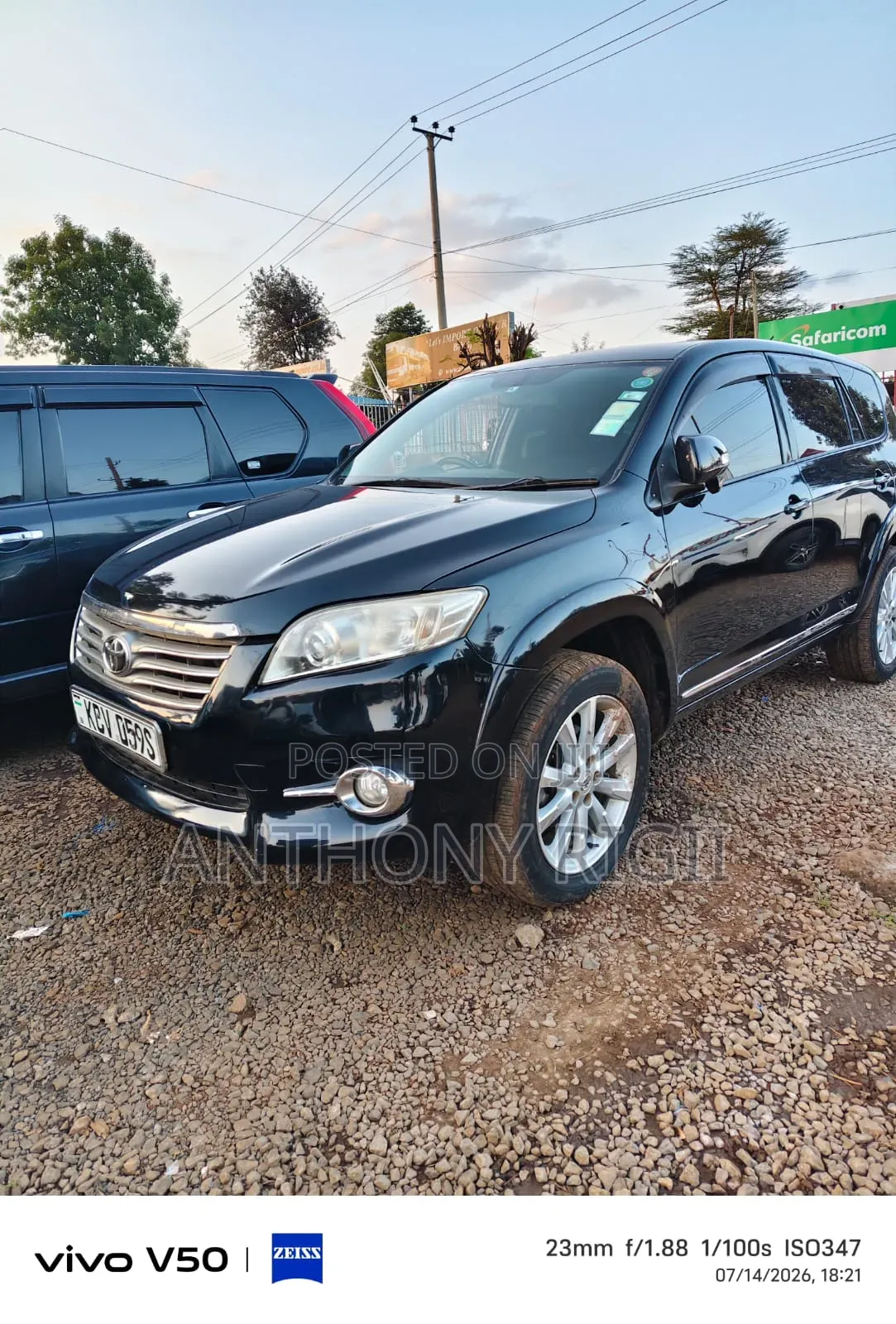 Toyota Vanguard 2012 Black
