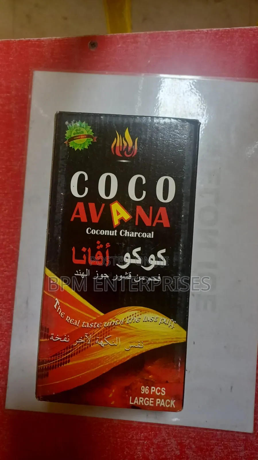 Burning Charcoal
