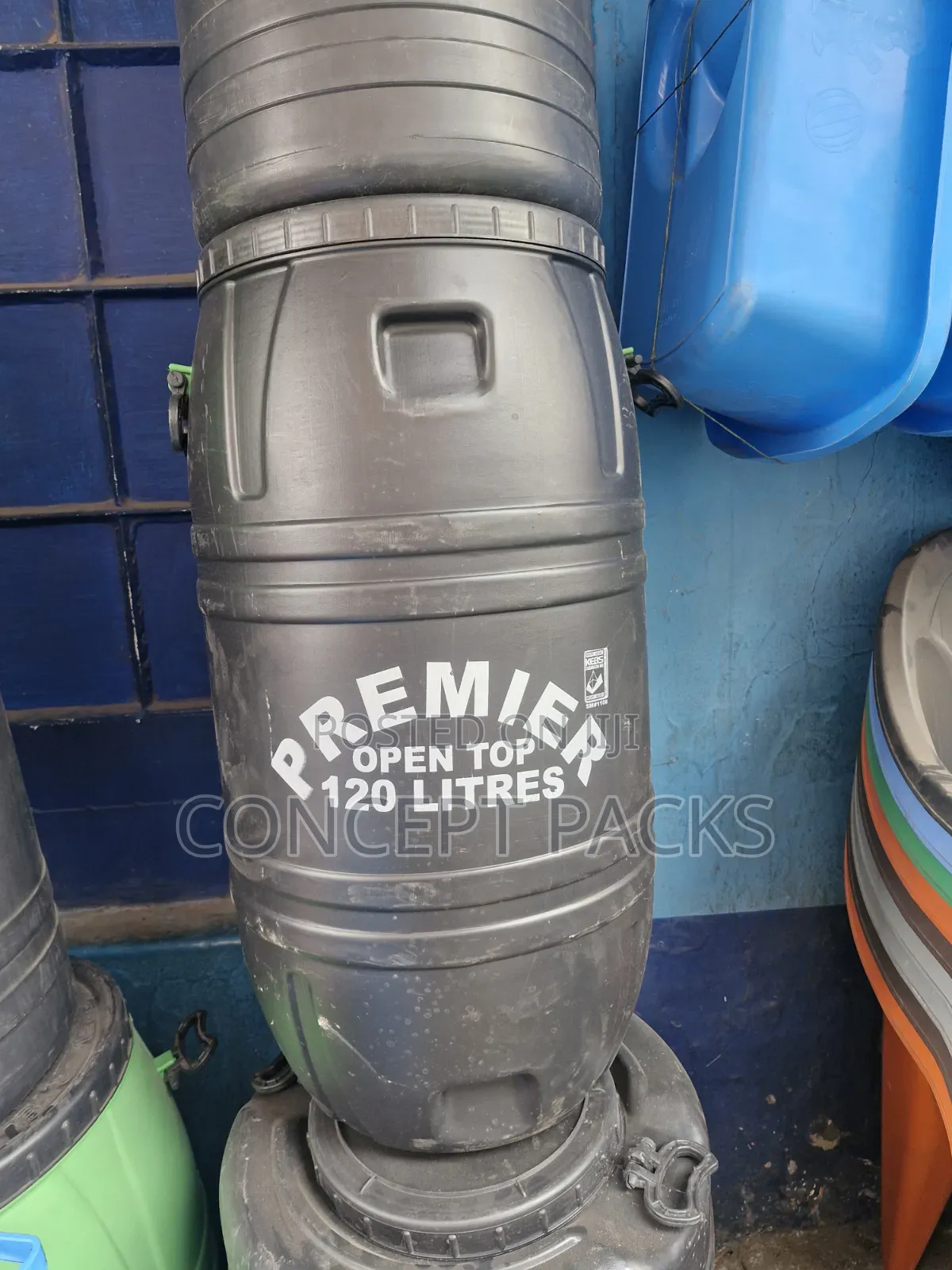 120 Litres Premier Water Tank. Open Top Design.