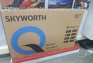 Skyworth 55 Inch UHD Smart Google TV | Frameless Design | Netflix