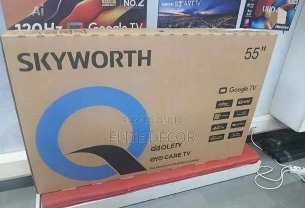 Skyworth 55 Inch UHD Smart Google TV | Frameless Design | Netflix - thumbnail 2