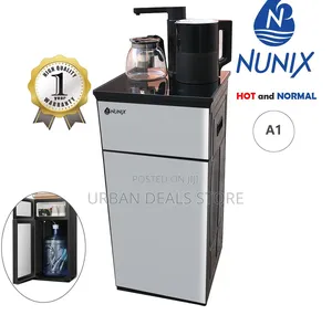 Silver Nunix A1 Bottom Load Hot Normal Water Dispenser