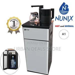 Silver Nunix A1 Bottom Load Hot Normal Water Dispenser