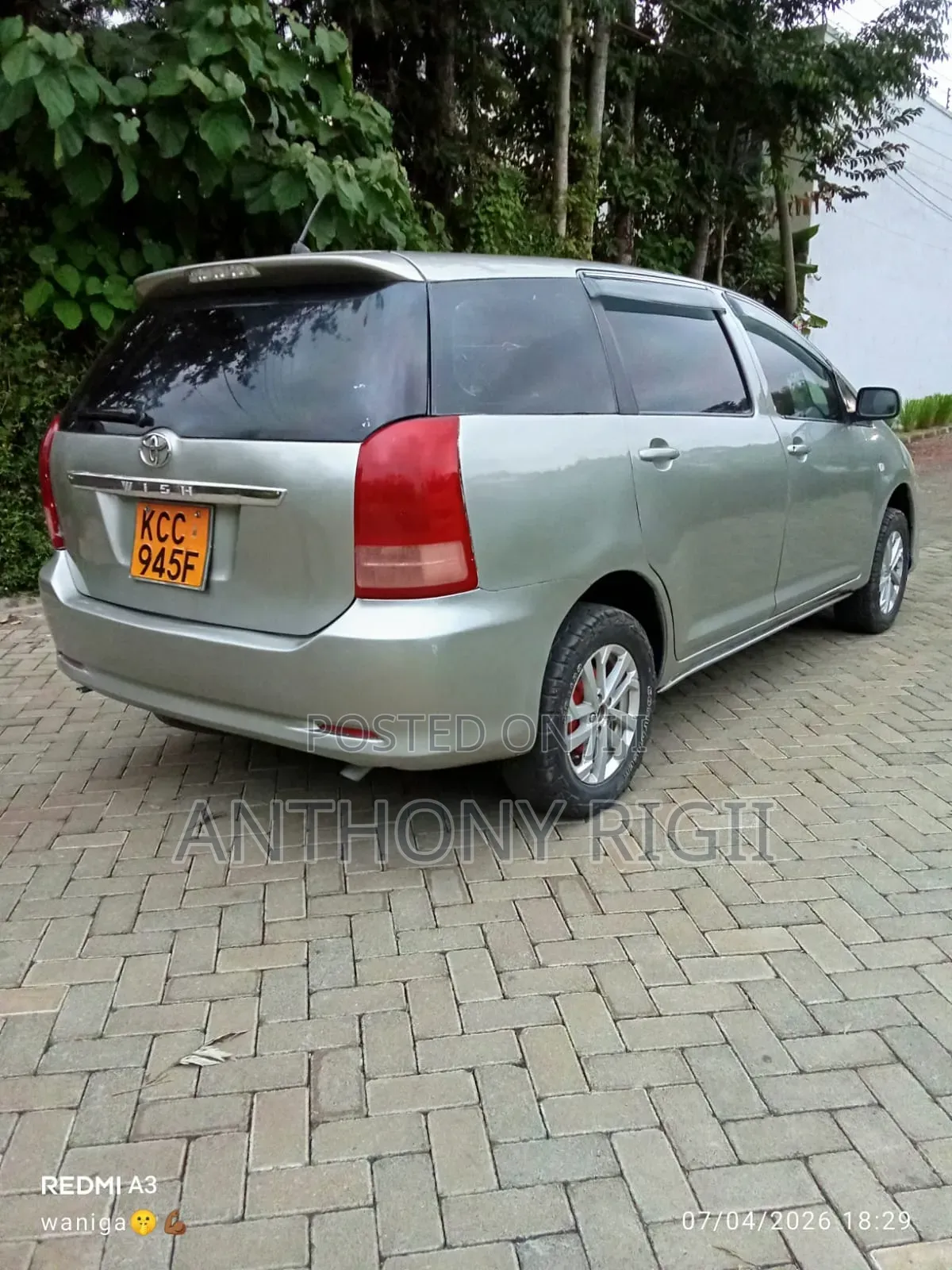 Toyota Wish 2009 Silver