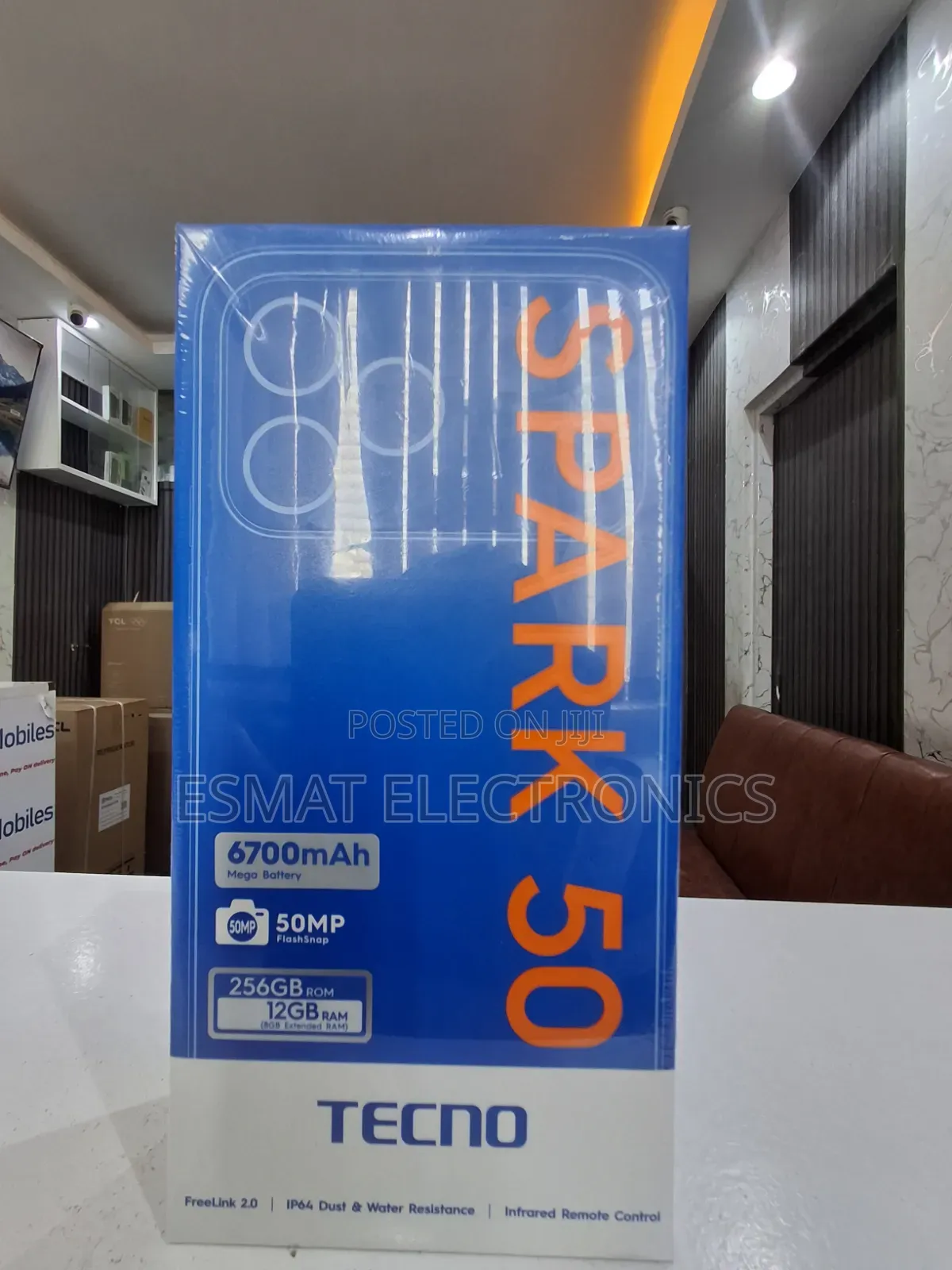 New Tecno Spark 50 128 GB Black