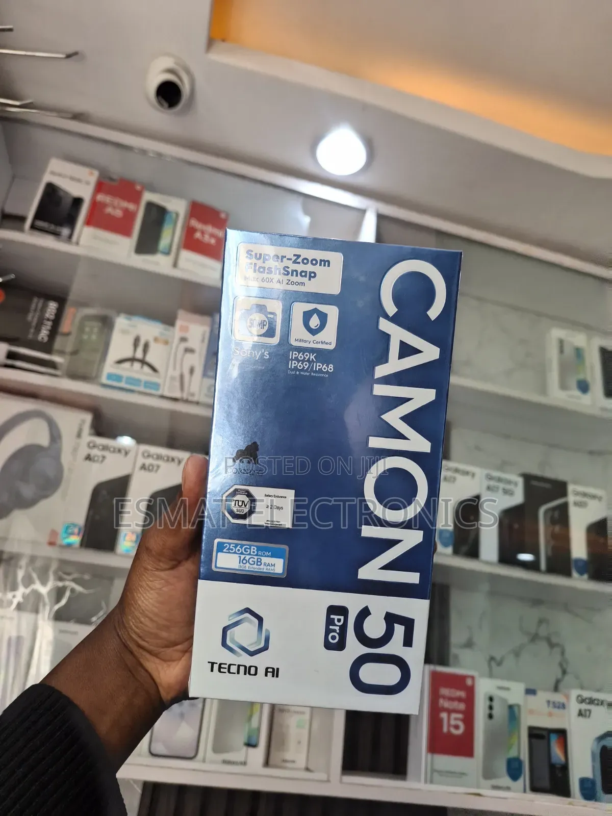 New Tecno Camon 50 Pro 256 GB White