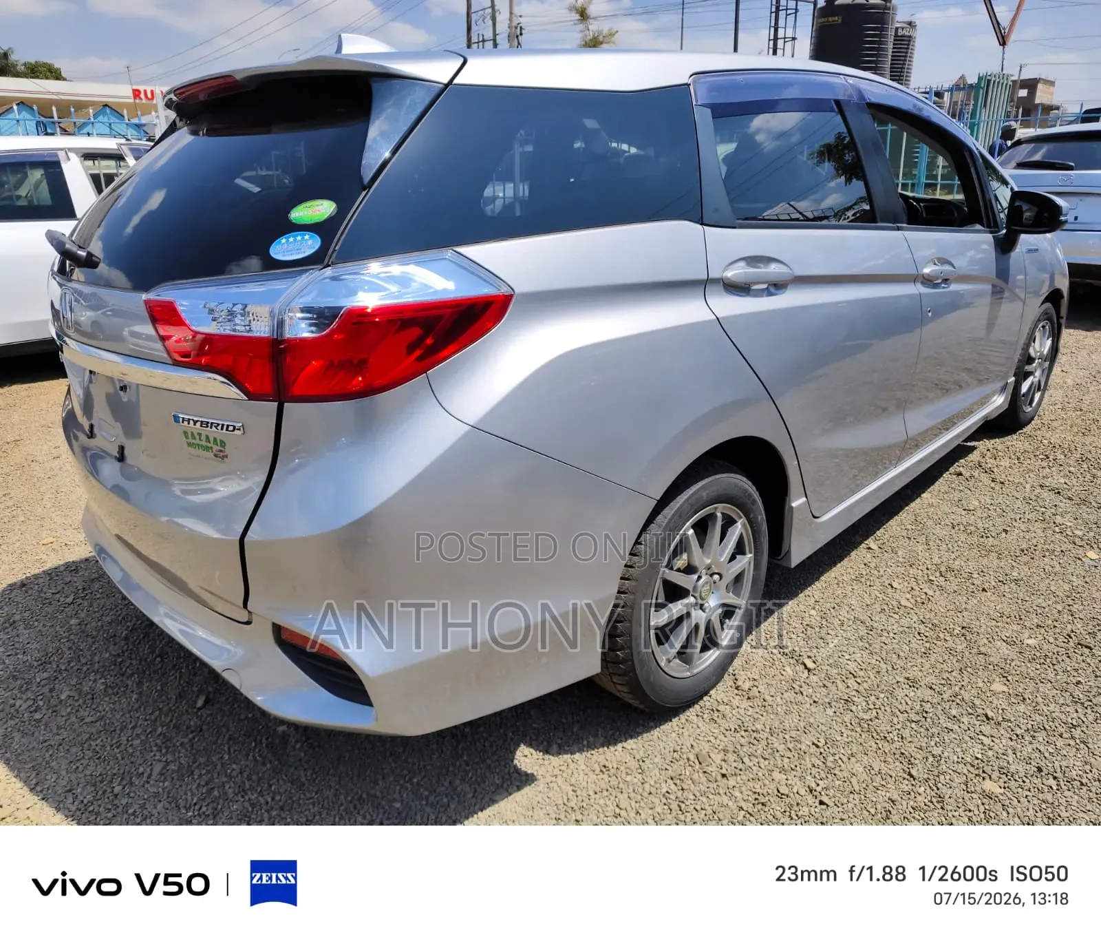 Honda Fit Shuttle 1.5 Hybrid 2WD 2020 Silver
