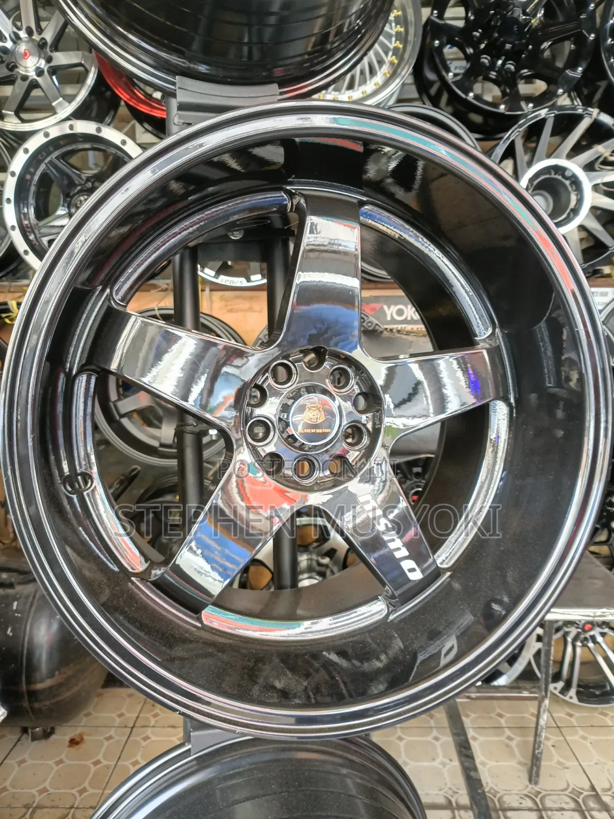 Universal Offset Size 18inch Black Rims