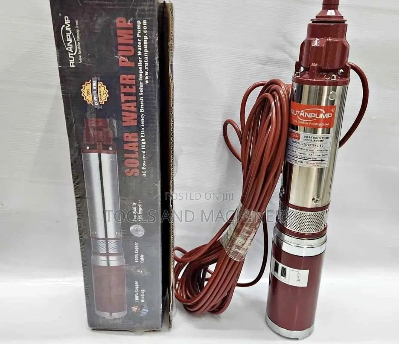 Solar Water Pump 70m 400watts Rutan / Rutan Submersible Pump 70m Head1