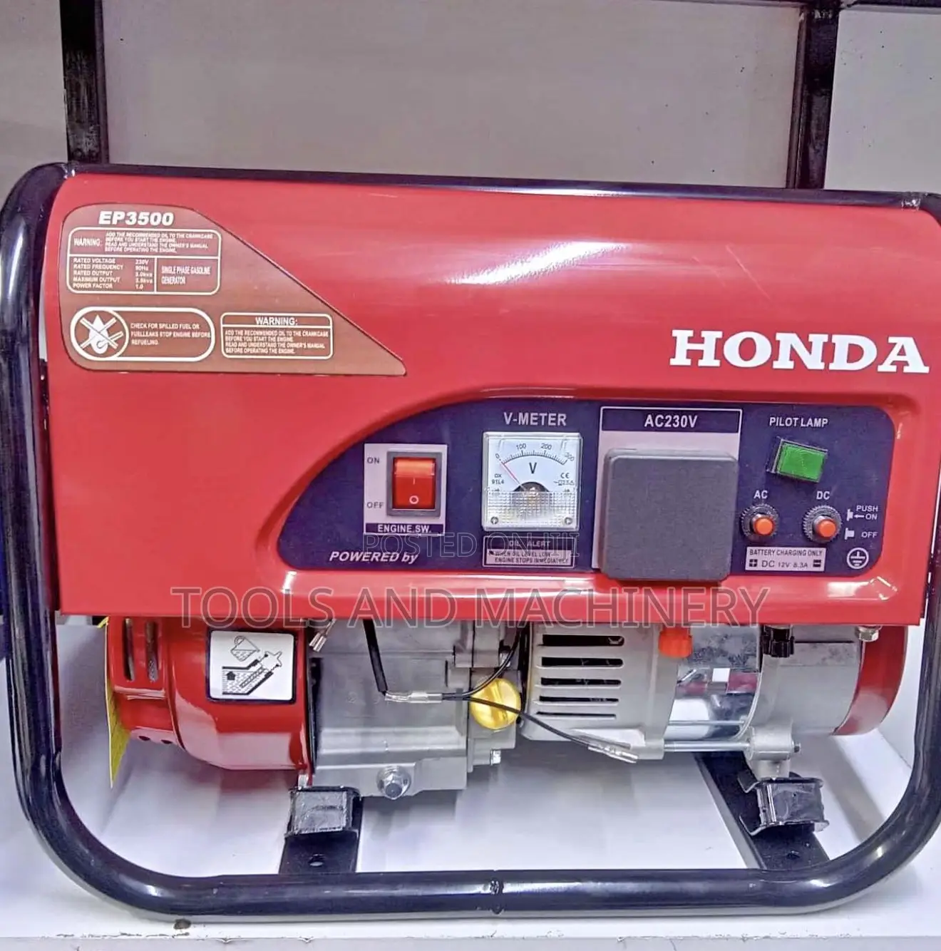 Honda 3.5kva Petrol Generator/ Gasoline Honda Generator Machine 3.5kva
