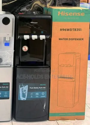 Hisense Silver/ Black 3 Taps Hot, Normal Cold Dispenser - Compressor