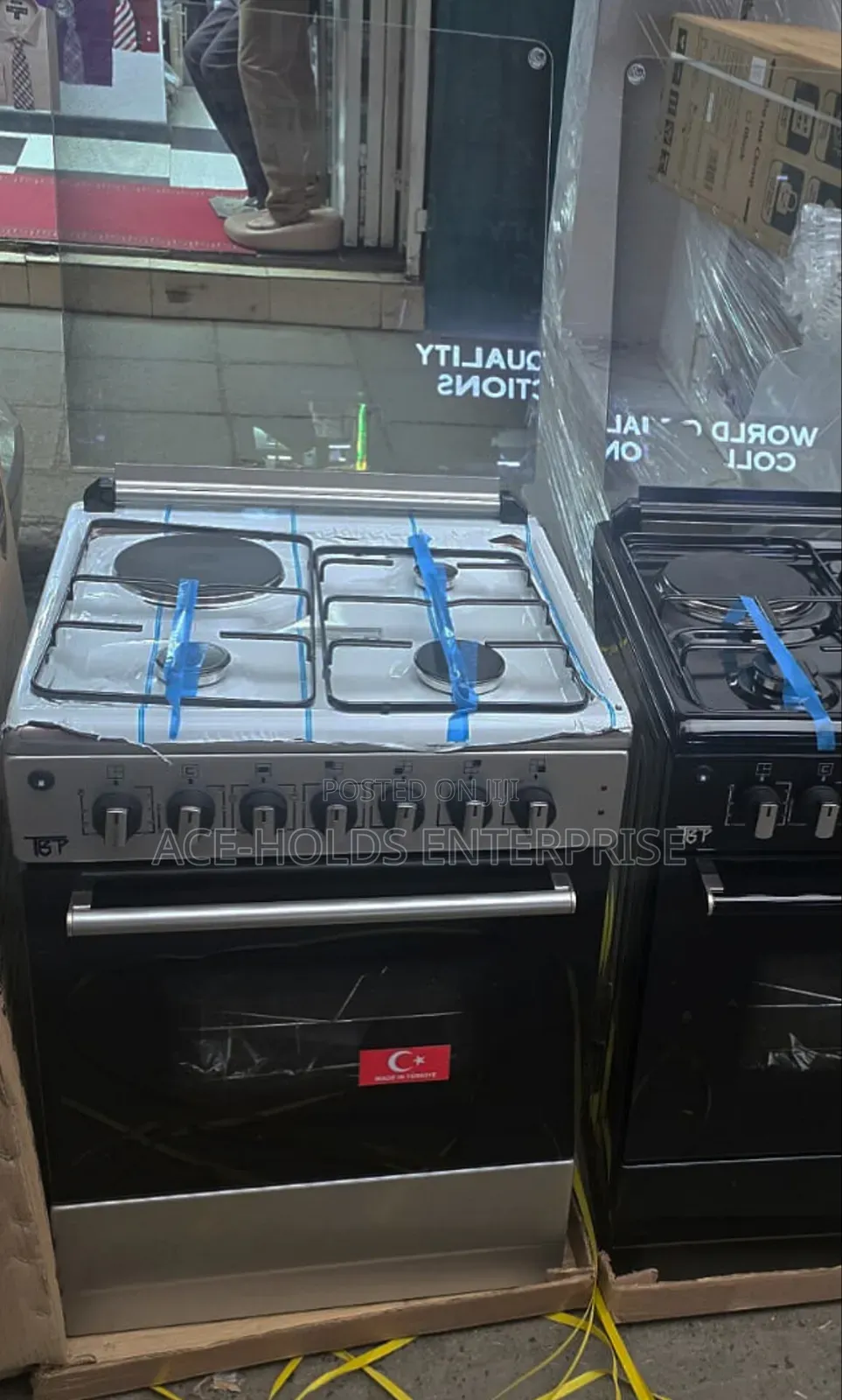 TPB Made in Turkey 60*60 - 3 Gas, 1 Electric Turbo Fan and Cast Iron