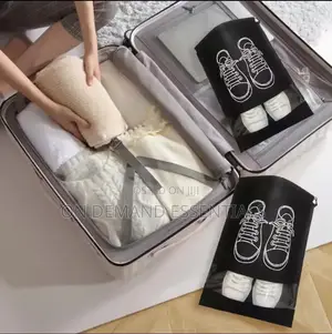 Non Woven Portable Shoe Storage Bag