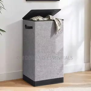 Laundry Hamper With Lid
 Large Storage Capacity