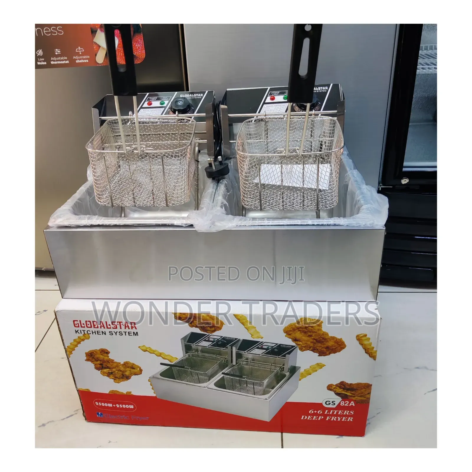 *Globalstar Double Fryer 12Litres