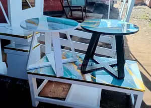 Round Coffee Table With Marble Top