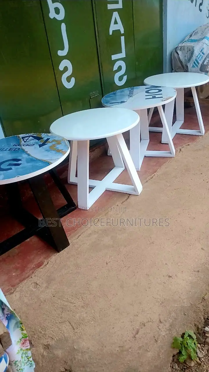 Round Coffee Table With Marble Top