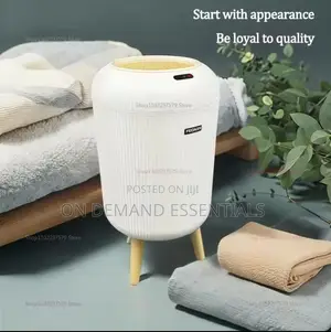 Smart Trash Can Automatic Flip Cover Simple White