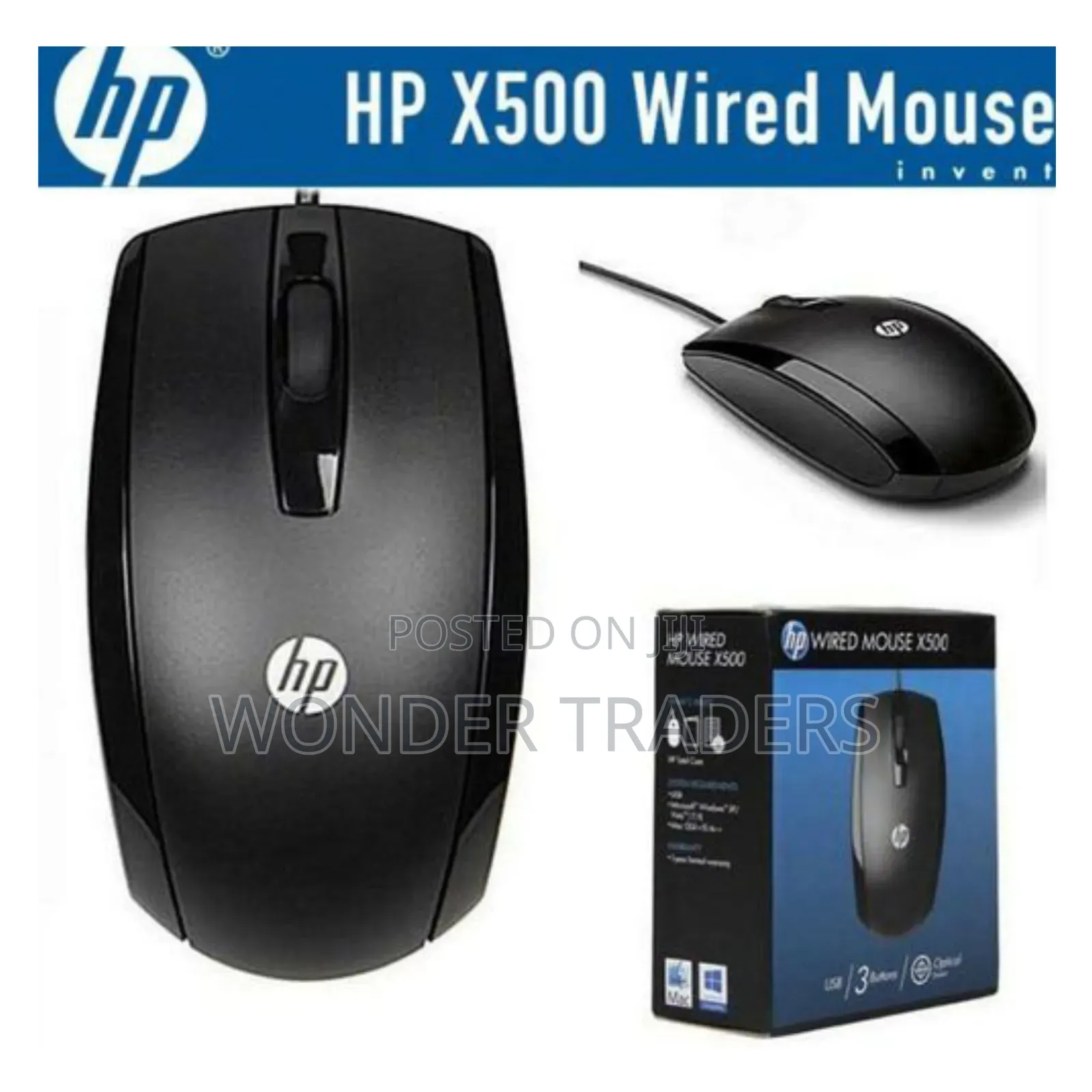 X500 HP Wired Mouse