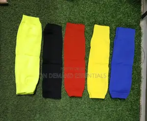 Shin Guards High Elastic Sock Sleeves, Cut Football Socks