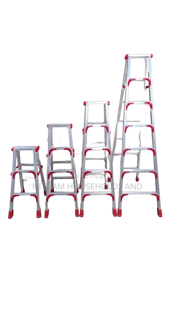 Double Sided Aluminum Step Ladders