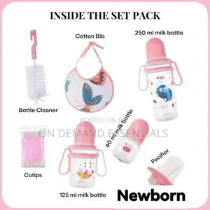 *8pcs Baby Feeding Bottle Newborn Gift Set Designed for Everyday Use