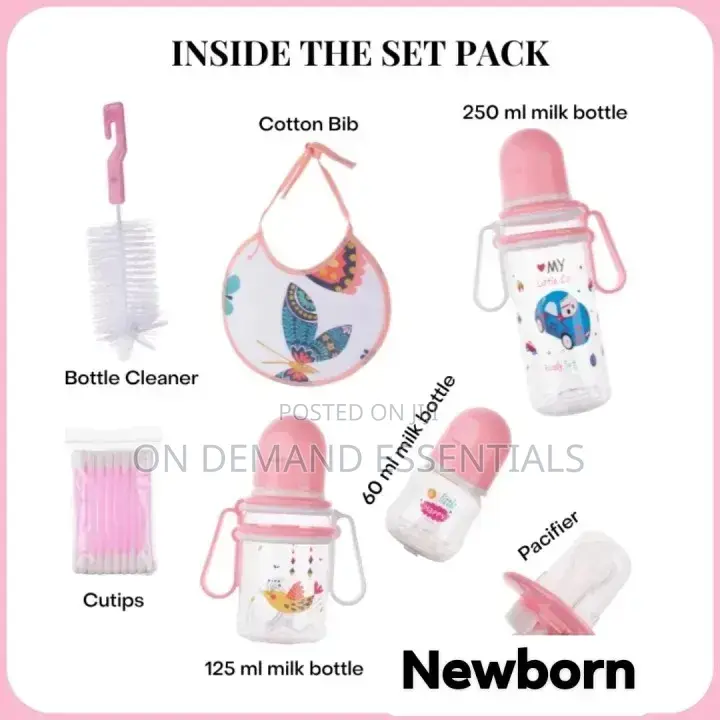 *8pcs Baby Feeding Bottle Newborn Gift Set Designed for Everyday Use