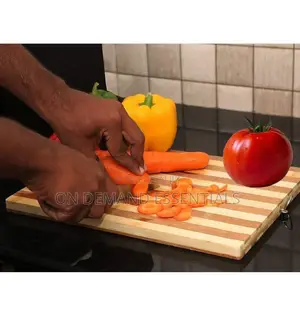 Bamboo Wooden Chopping Board for Kitchen | Thick Heavy Cutting Board