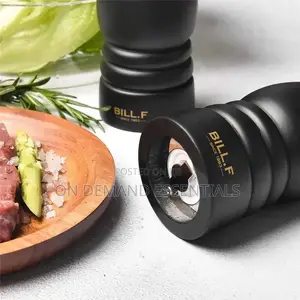 6 Inch Wood Pepper Grinder Mill Adjustable Stainless Steel Grinder