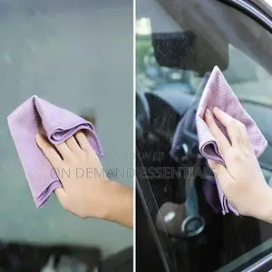 *5pcs Fish Scale Microfiber Glass Cleaning Cloth, Glass Nanoscale