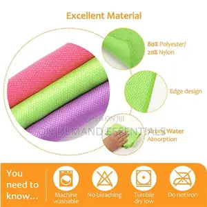 *5pcs Fish Scale Microfiber Glass Cleaning Cloth, Glass Nanoscale