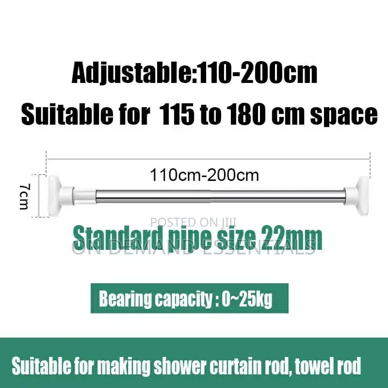 Clothes Hanger, Retractable Rod, Curtain Steel Rod