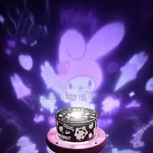 *Mushroom Starry Sky Lamp, With Kids Melodies, Cartoon Lamp