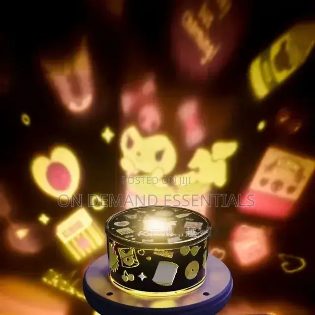 *Mushroom Starry Sky Lamp, With Kids Melodies, Cartoon Lamp