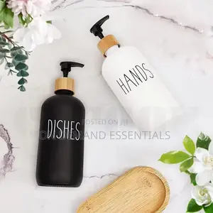 *500ml Glass Dish Soap or Hand Soap Dispenser