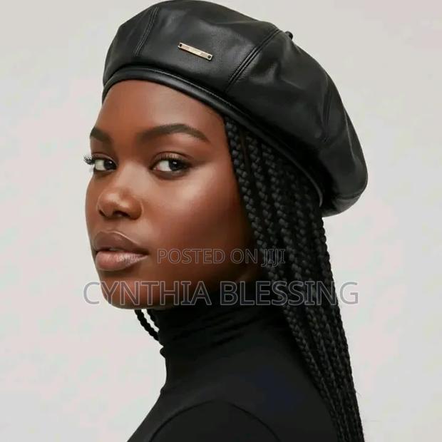 Stylish Leather Beret