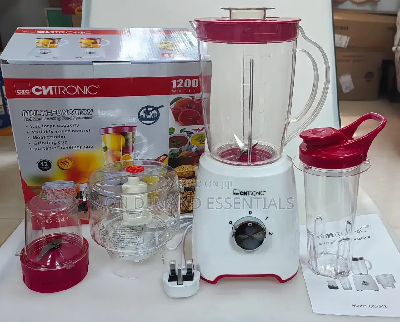 700watts 1.6L Unbreakable 4 in 1 Blender