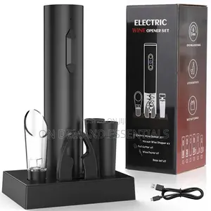 6 in 1 Rechargeable Electric Corkscrew, Electric Wine Opener Pulls