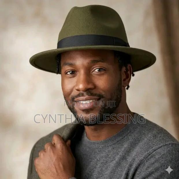 Green Fedora Hat - thumbnail 2