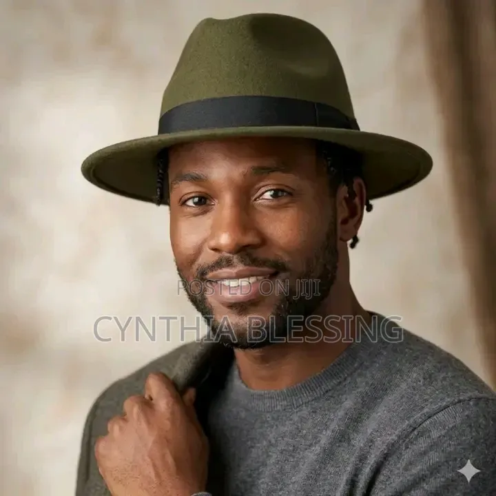 Green Fedora Hat
