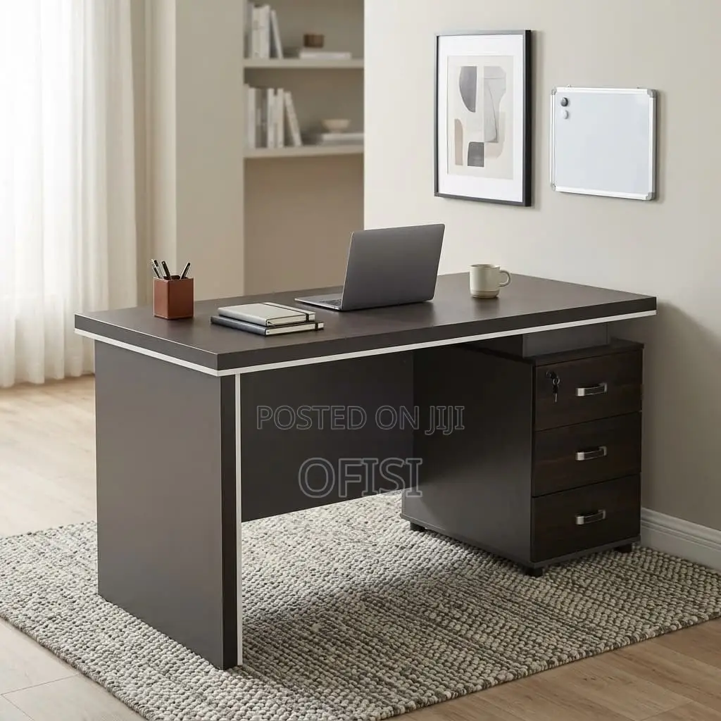 Office Desk; 1.6m Modern Grey Office Desk