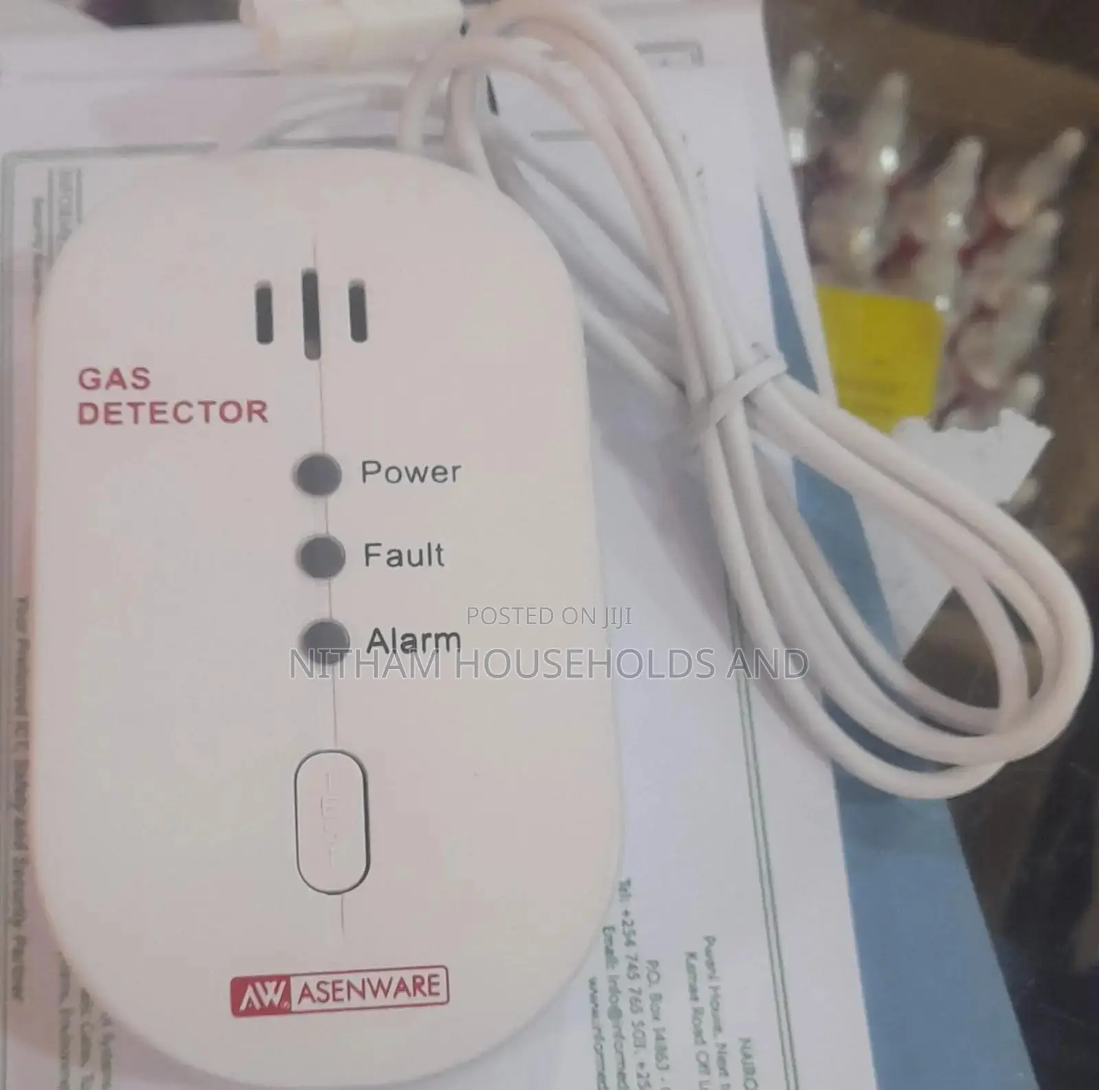 Asenware LPG Gas Leak Detector With Shut Off Valve