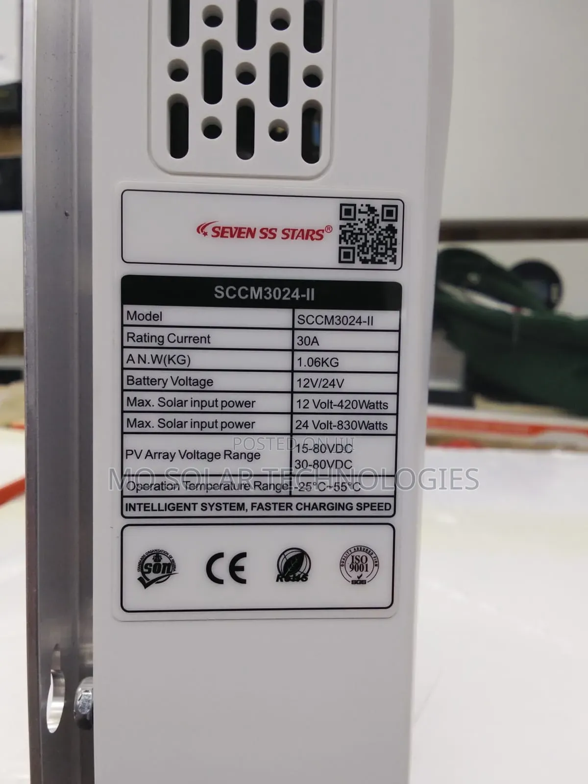 30amps Solar Seven Ss Stars MPPT Charge Controllers