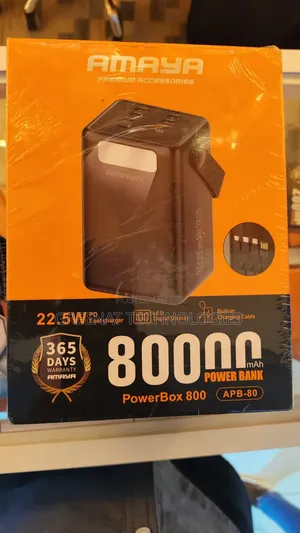 Amaya PowerBox 800 APB-80 80000mAh, 22.5W PD Fast Charging Powerbank