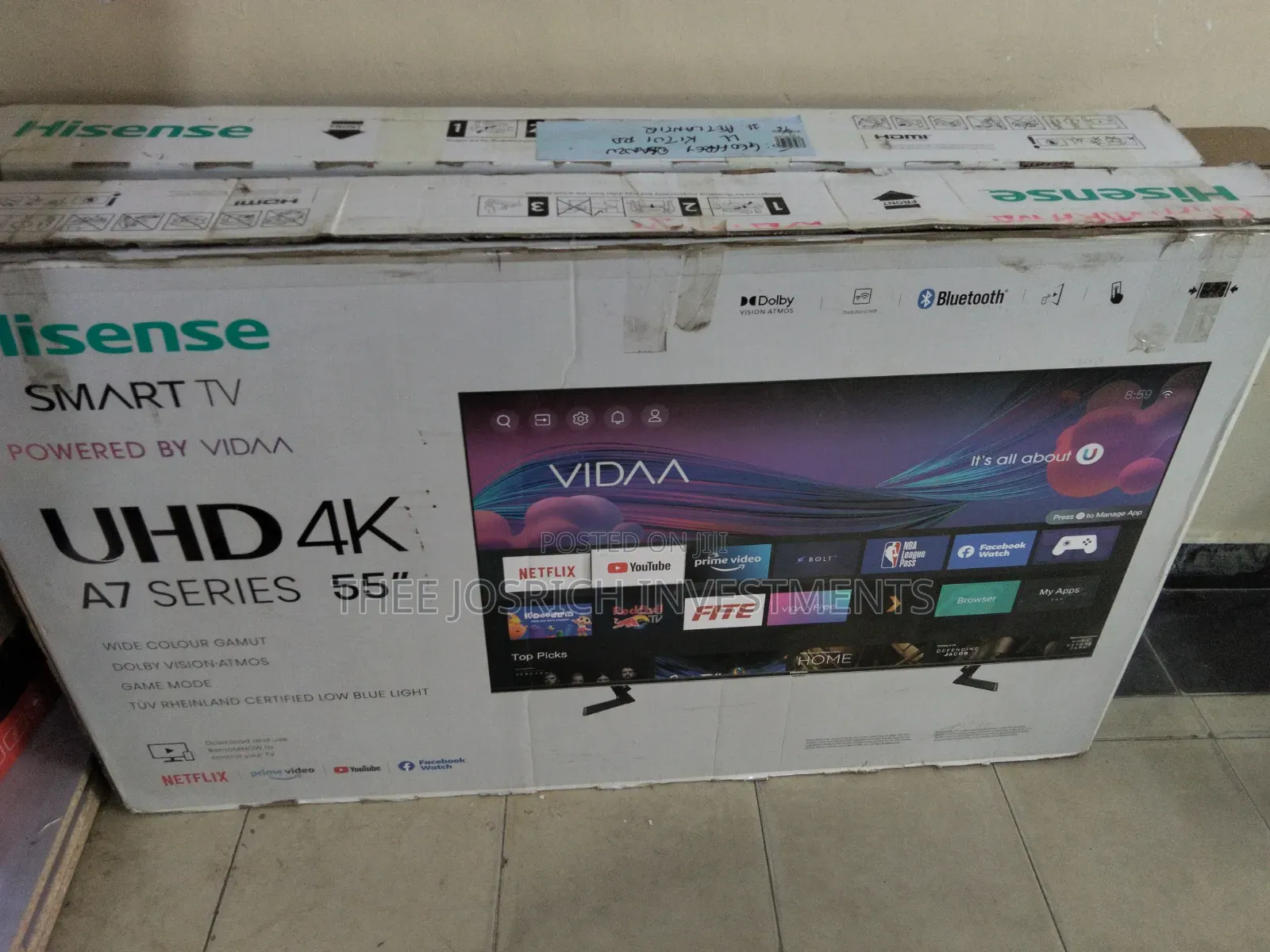 Hisense 55 Inch A7 Vidaa