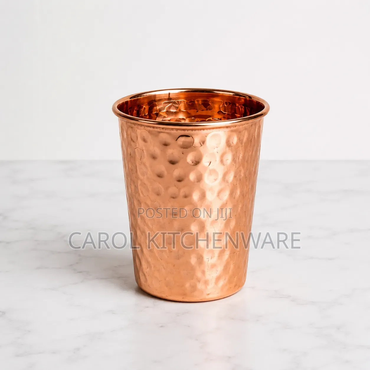 1 PC Copper Cup / 1 PC Hammered Copper Cup