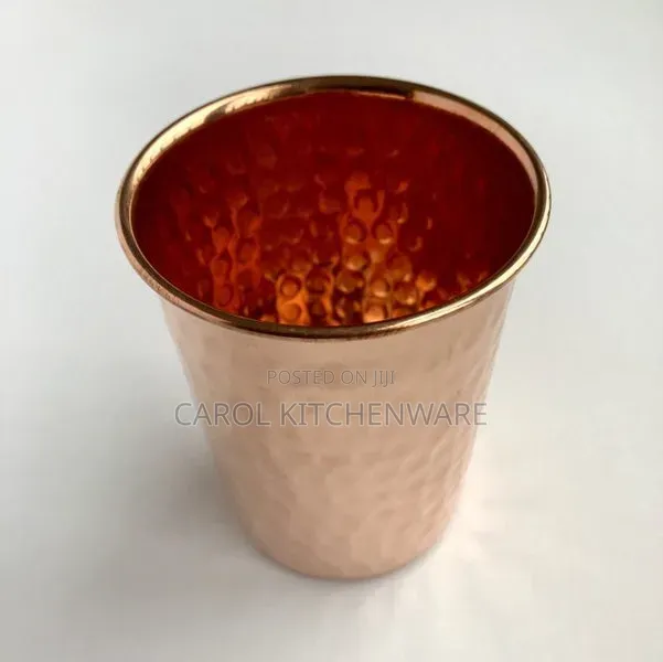1 PC Copper Cup / 1 PC Hammered Copper Cup