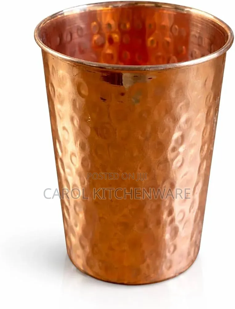 1 PC Copper Cup / 1 PC Hammered Copper Cup