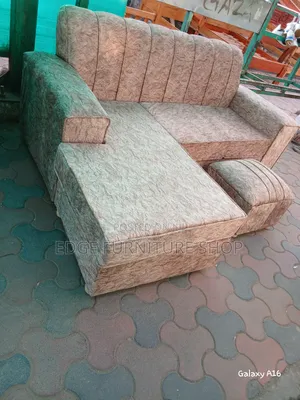 Brown Velvet 4seater Sofa Set Available for Sale